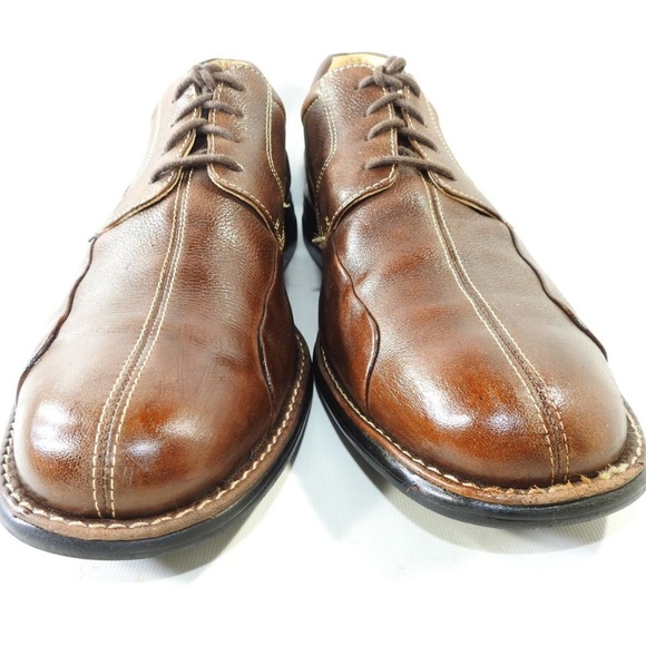 Johnston & Murphy Size 13 Brown Oxfords Mens R4B4